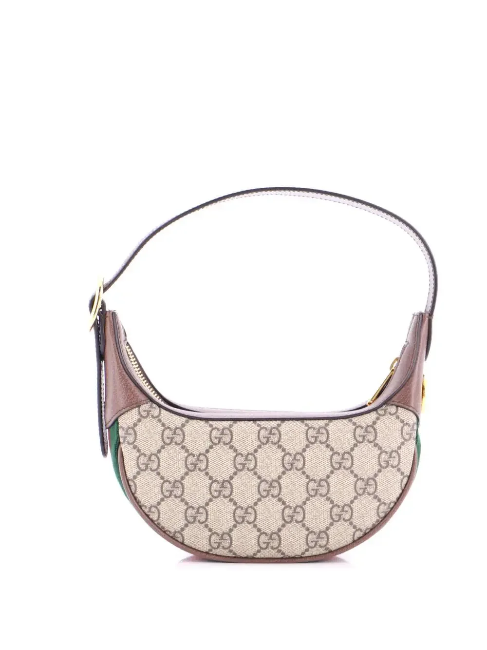 Gucci Ophidia Half Moon Bag Gg Coated #247411G12B